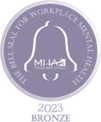 Mental Health America Bell Seal for Workplace Mental Health, 2023 Bronze